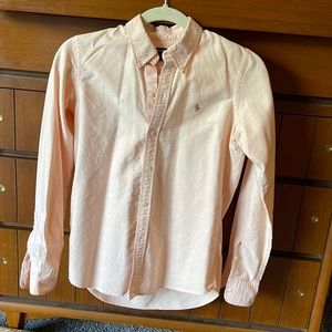 Peach Ralph Lauren button up